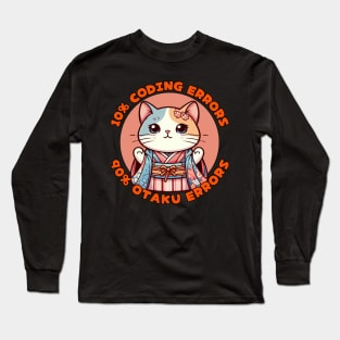 Maneki Neko Programmer Long Sleeve T-Shirt